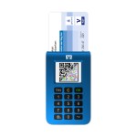 tanJack photo QR TAN-Generator von vorne mit eingesteckter Volksbank-Bankkarte